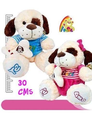 Perrito peluche hueso Continuara.org