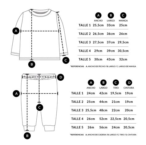 Pijama talla Continuara.org