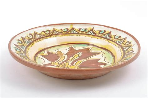 Plato ceramico pintado Continuara.org