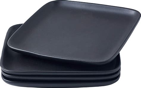 Platos cuadrados negros Continuara.org