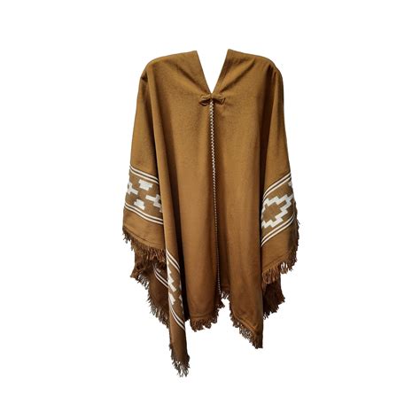 Poncho marron Continuara.org