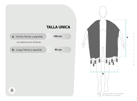 Poncho talla Continuara.org