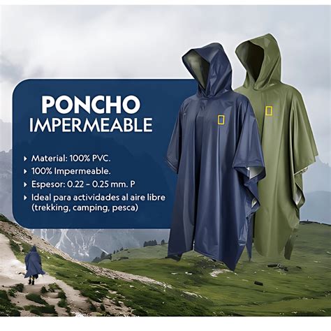 Poncho trekking senderismo Continuara.org
