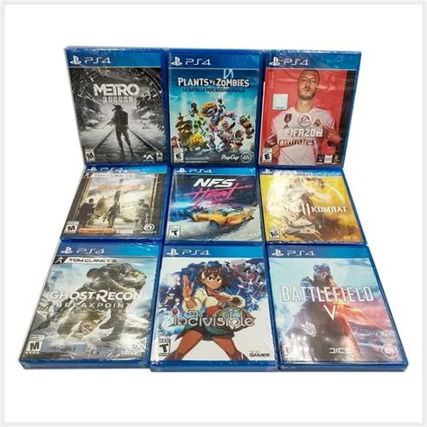 Ps4 4 videojuegos Continuara.org