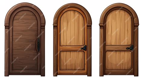 Puertas madera conjunto Continuara.org