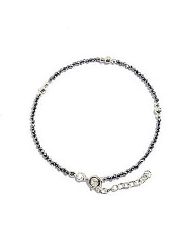 Pulsera hematite plata Continuara.org