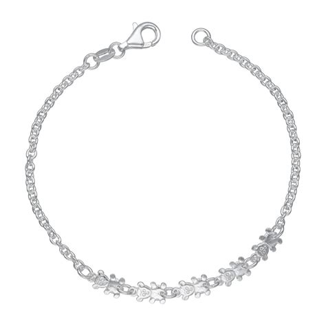 Pulsera plata ositos Continuara.org