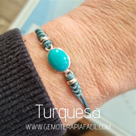 Pulsera turquesa natural Continuara.org
