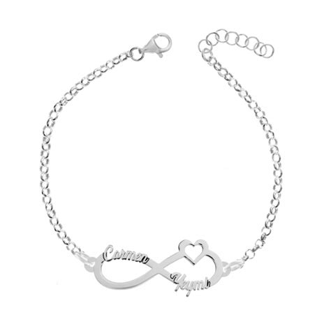 Pulseras infinito nombres Continuara.org