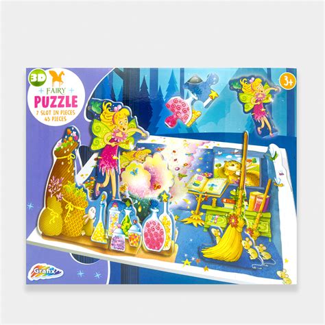 Puzzle 3d hadas Continuara.org