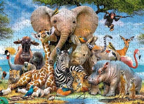 Puzzle animales Continuara.org