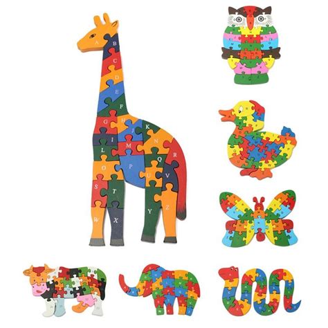 Puzzle madera animales Continuara.org