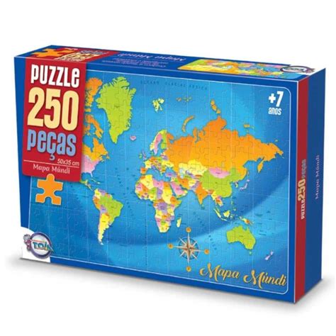 Puzzle mapa mundi Continuara.org