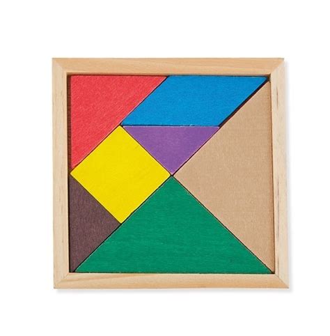 Puzzle tangram madera Continuara.org