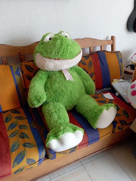 Rana peluche gigante Continuara.org