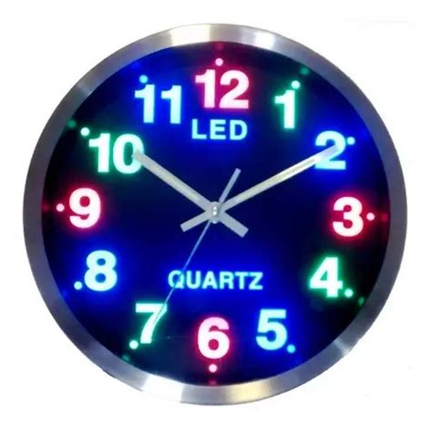 Reloj analogico led Continuara.org