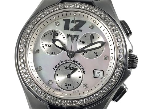 Reloj chronograph diamantes Continuara.org