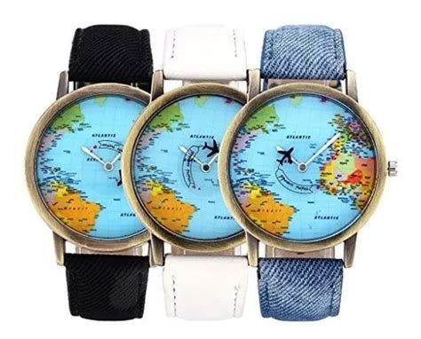 Reloj mapamundi unisex Continuara.org