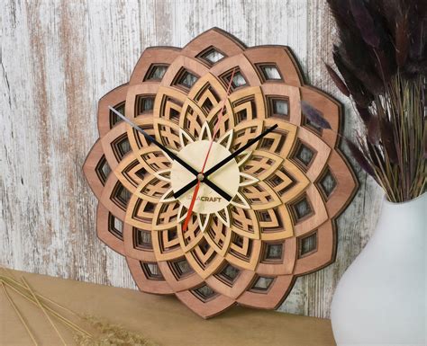 Reloj pared madera Continuara.org
