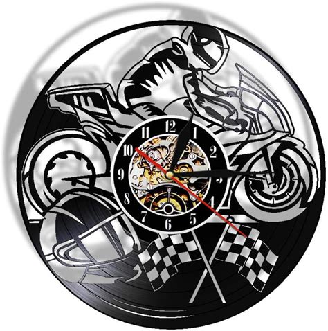 Reloj pared moto Continuara.org
