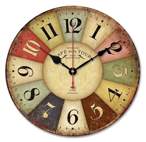 Reloj pared vintage Continuara.org