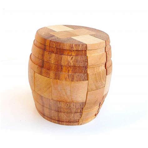 Rompecabezas madera barril Continuara.org