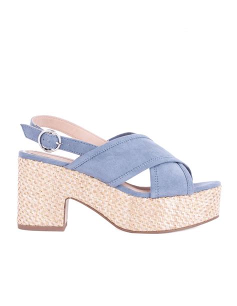 Sandalias mustang azules Continuara.org
