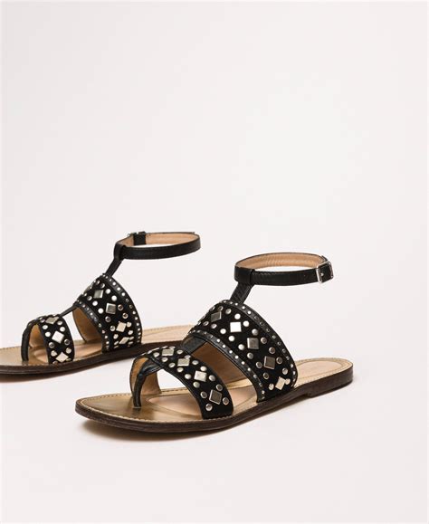 Sandalias planas piel Continuara.org