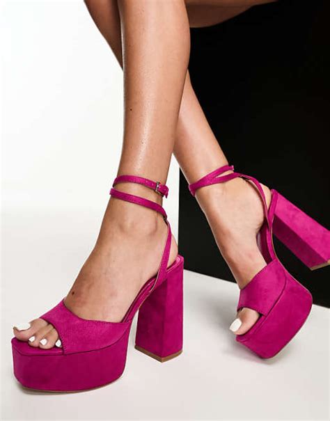Sandalias raso fucsia Continuara.org