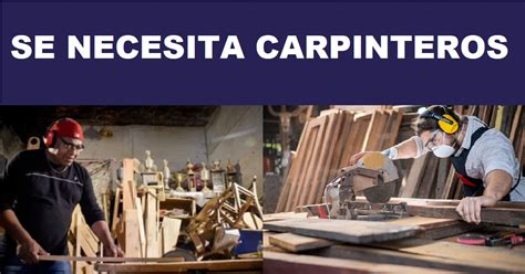 Se necesita carpintero Continuara.org