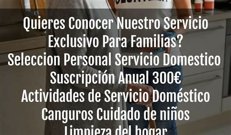 Servicio domestico atencion Continuara.org