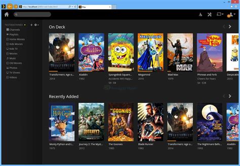 Servidor plex Continuara.org