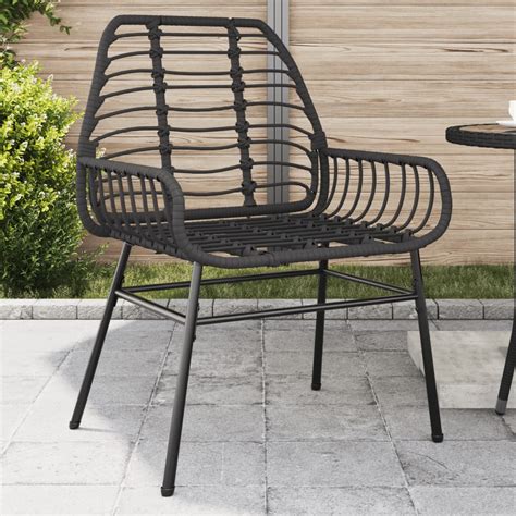 Silla jardin negra Continuara.org