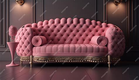Sofa capitone rosa Continuara.org