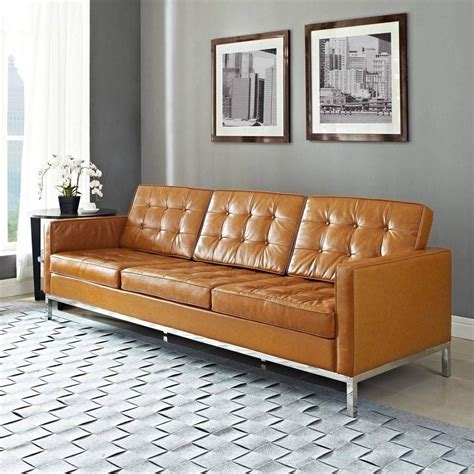 Sofa color camel Continuara.org