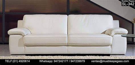 Sofa cuero blanco Continuara.org