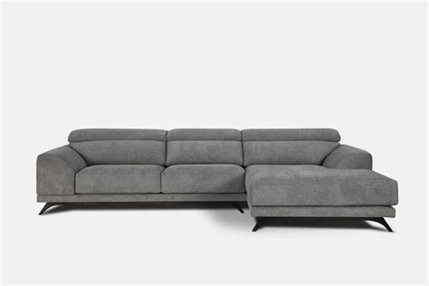 Sofa gris chaise Continuara.org