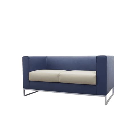 Sofa polipiel azul Continuara.org