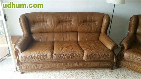 Sofa tresillo piel Continuara.org