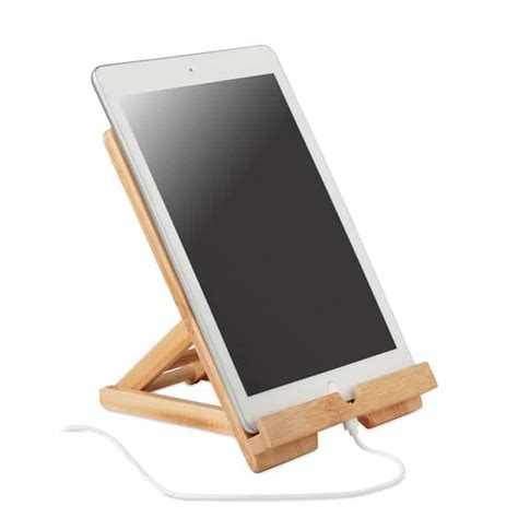 Soporte madera tablet Continuara.org