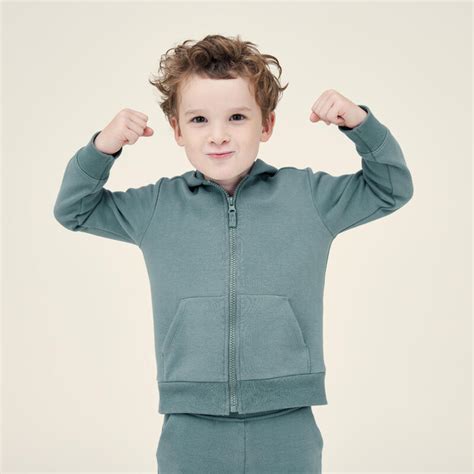 Sudadera bebe verde Continuara.org