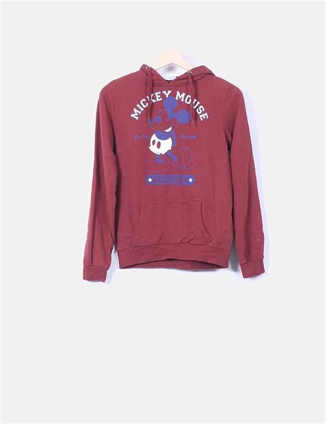 Sudadera granate mickey Continuara.org