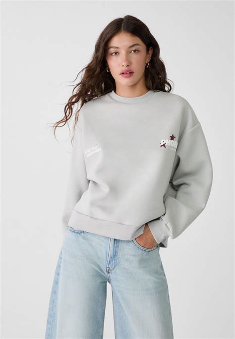 Sudadera gris stradivarius Continuara.org