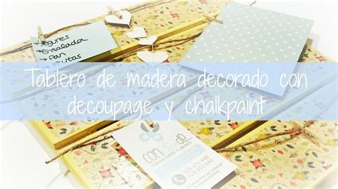 Tablero madera decorado Continuara.org