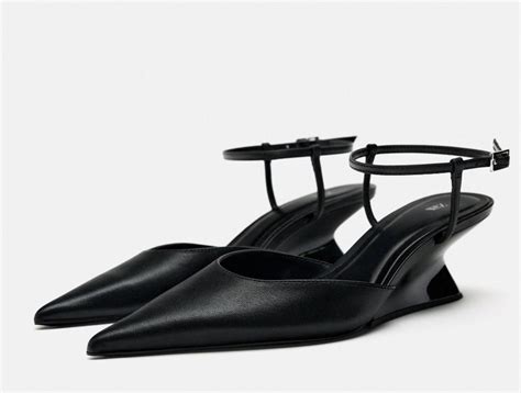Tacones negros zara Continuara.org