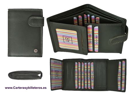 Tarjetero piel cartera Continuara.org