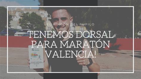 Tengo dorsal maraton Continuara.org