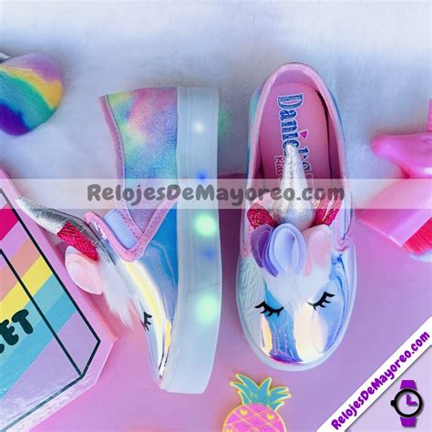 Tenis unicornio luces Continuara.org