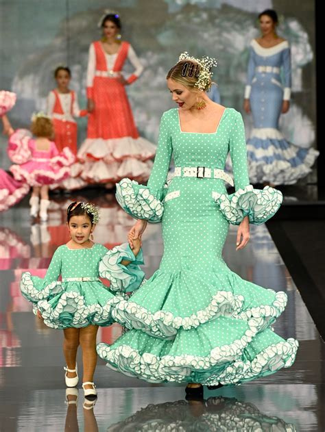 Traje flamenca verde Continuara.org
