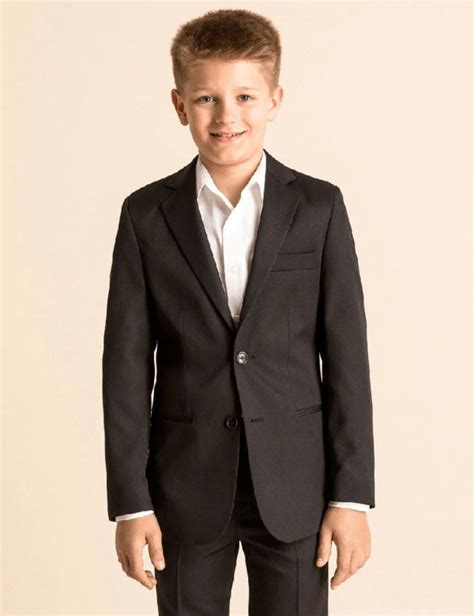 Traje negro nino Continuara.org